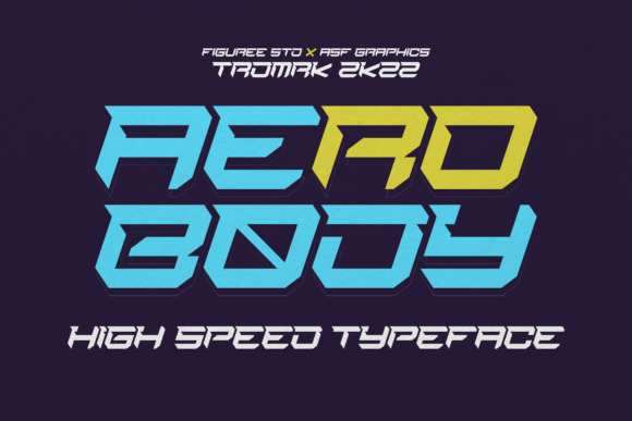 Aerobody Font: Bold Branding for Racing Themes