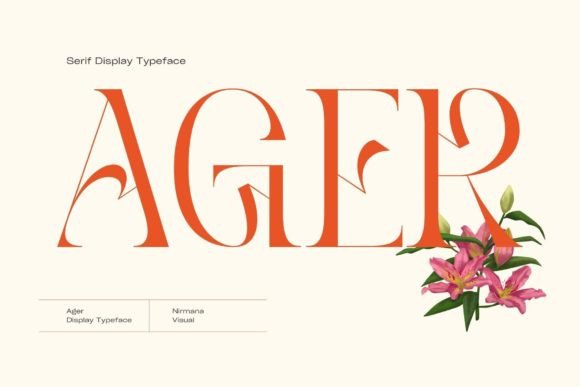 Ager Font Review: Art Nouveau Slab Serif