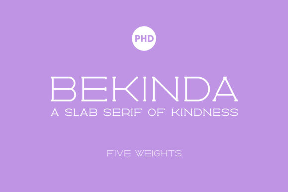 Bekinda Font: The Ultimate Slab Serif for Vintage Design