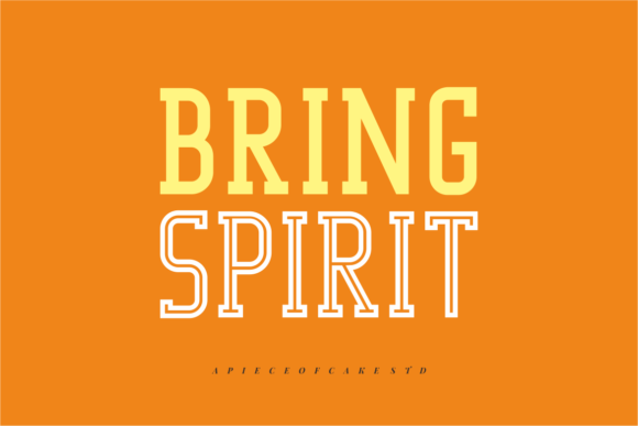 Bring Spirit: A Stylish Slab Serif Font for Branding