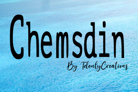 ChemsDin Typeface for Bold Business Branding
