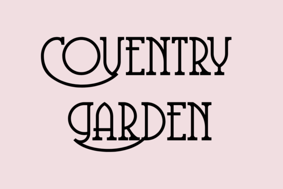 Coventry Garden Typeface for Elegant Web Design