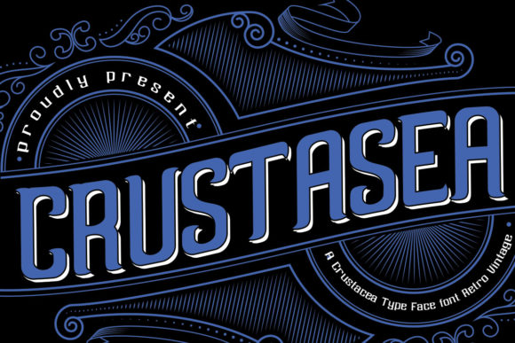 Crustasea: A Bold Slab Serif Typeface for Modern Editorial Design