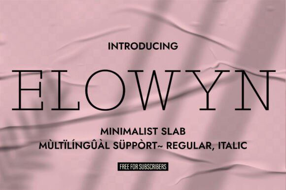 Elowyn Typeface: Elevate Your Brand Visuals