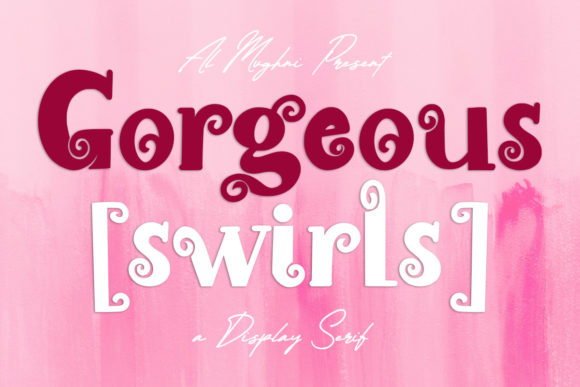 Gorgeous Swirls Typeface for Bold Campaigns