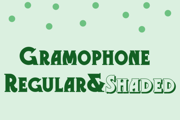 Gramophone Typeface for Editorial Design