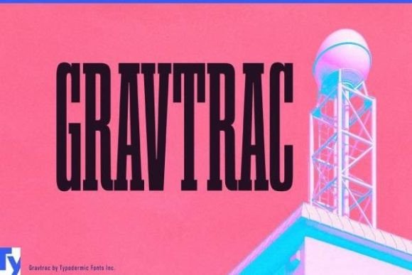 Gravtrac Font Review for Bold Brand Identity