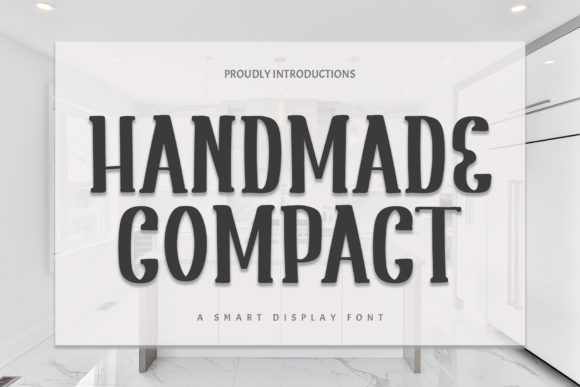 Handmade Compact Font for Brand Identity