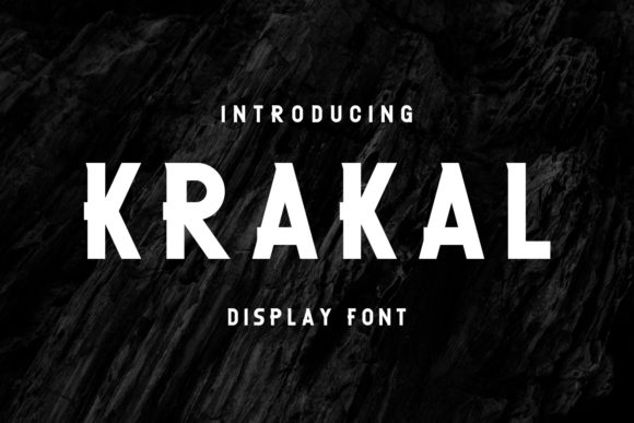 Krakal Font: Bold Slab Serif for Strong Branding