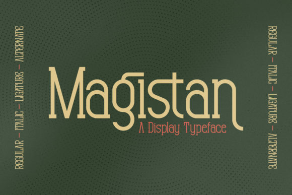 Magistan: A Vintage Slab Serif Font for Elegant Branding