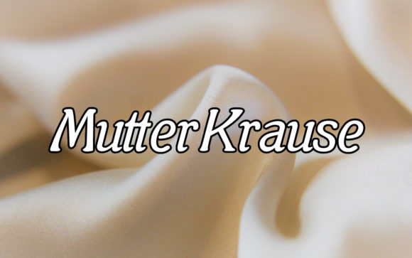 Mutter Krause Typeface for Editorial Design