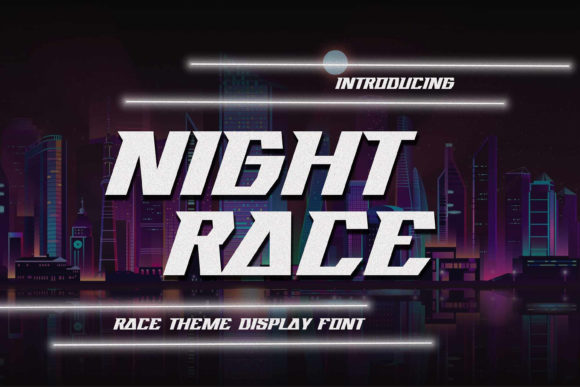 Nightrace: A Modern Slab Serif Typeface for Bold Editorial Design