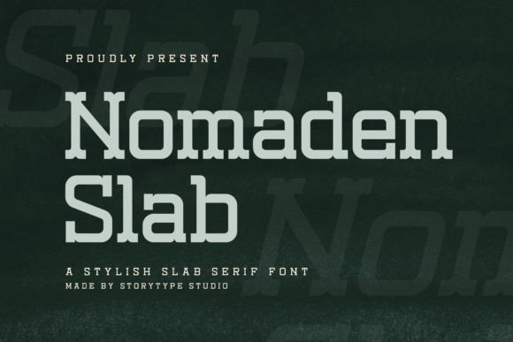 Nomaden Slab Typeface for Elegant Branding