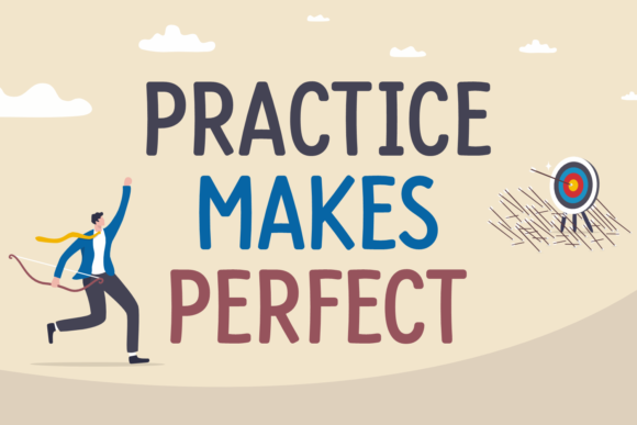 Practice Makes Perfect Font for Branding