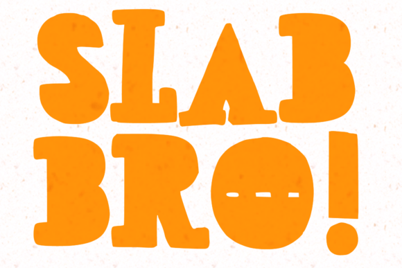 Slab Bro Typeface for Bold Editorial Design