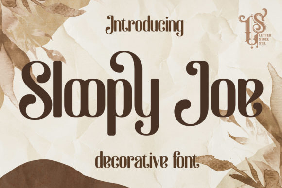 Sloopy Joe: A Handcrafted Slab Serif Font for Editorial Design