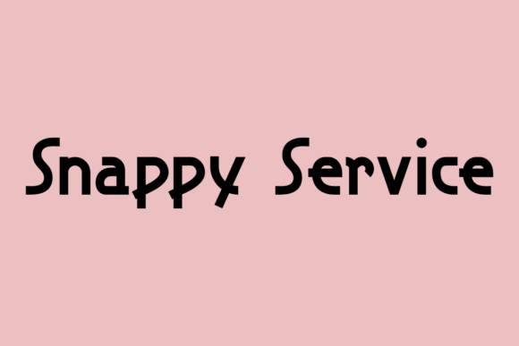 Snappy Service Font for Modern Web Design