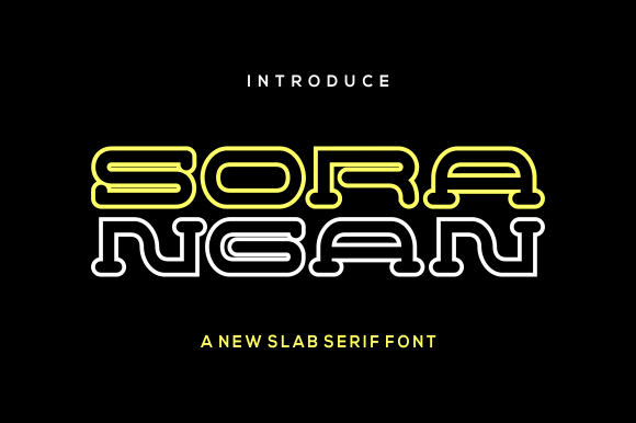Sorangan: A Bold Slab Serif Font for Editorial Impact