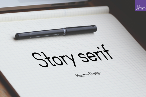 Story Serif Typeface for Polished Branding