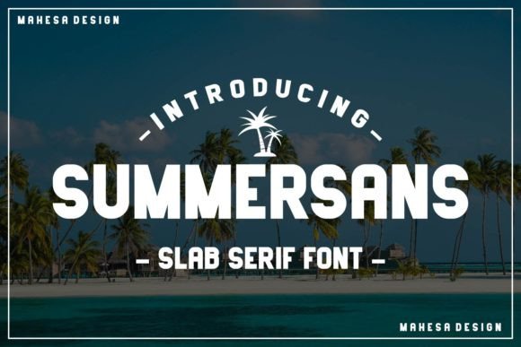 Summersans: A Slab Serif Font for Editorial Impact