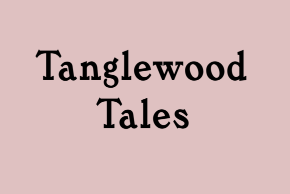 Tanglewood Tales: A Slab Serif Font for Bold Campaigns