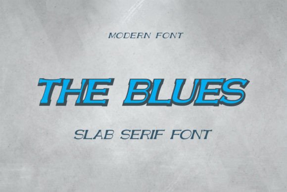 The Blues Typeface for Bold Business Branding