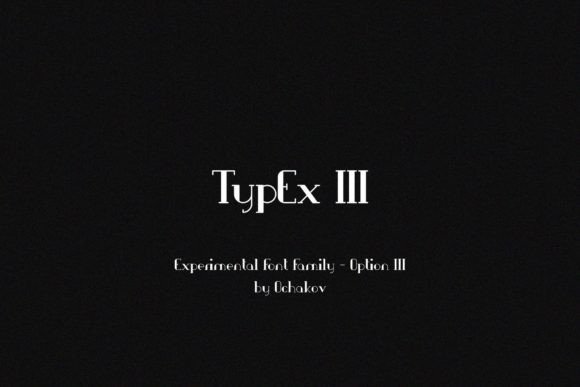 Typex III Font: Elevate Your Brand Typography