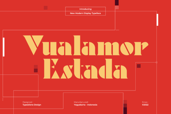 Vualamor Estada: A Slab Serif Font for Makers