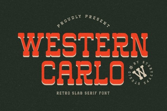 Western Carlo: The Retro Font for Modern Brands